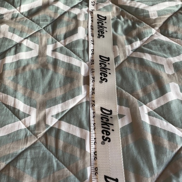 Dickies belt size large. White with black Dickies printed on web belt. New. - Picture 3 of 4